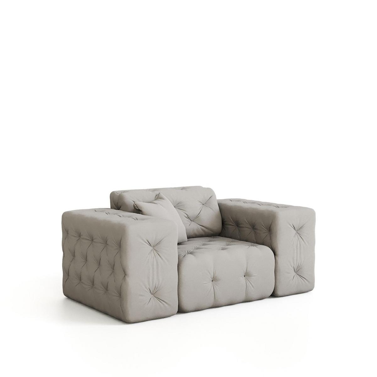 SESSEL Chantal - Braun, Holzwerkstoff/Textil (121/78/96cm) - Fun Möbel