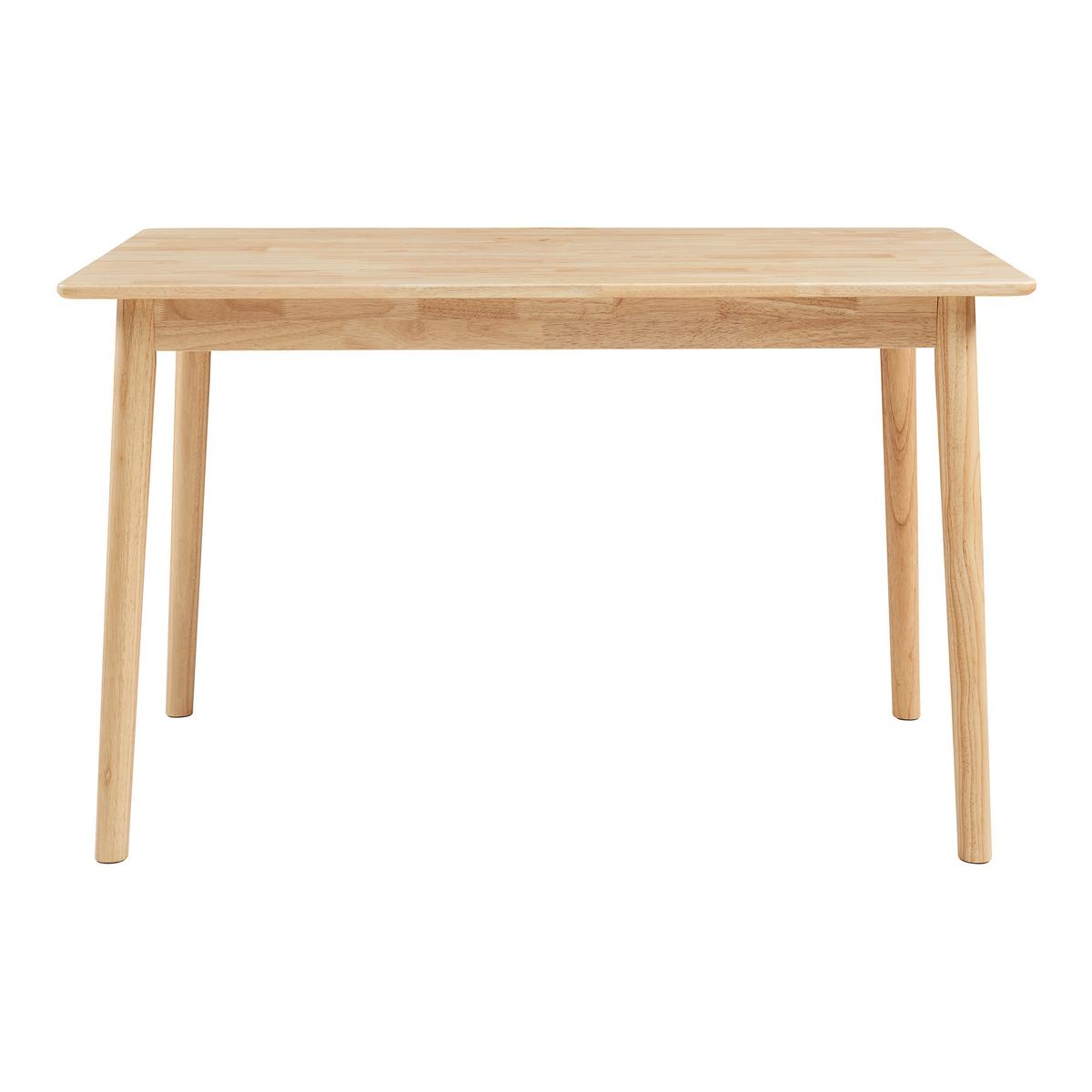 ESSTISCH Klijori - Naturfarben, Holz (70/140/73.5cm) - [en.casa]
