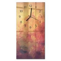 WANDUHR aus Glas 30x60 cm - Muster - Multicolor, Glas (30/60/0.4cm) - TULUP
