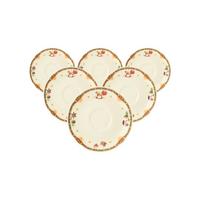 KOMBI-UNTERTASSEN Marieluise Weihnachtsnostalgie creme ø 15 cm 6er Set - Creme, Keramik (14.8cm) - Seltmann Weiden