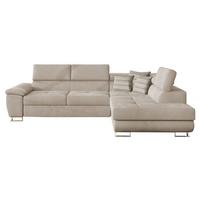 ECKSOFA Cotere, Seite: Rechts - Beige, Holz/Textil (270/202cm) - MIRJAN24