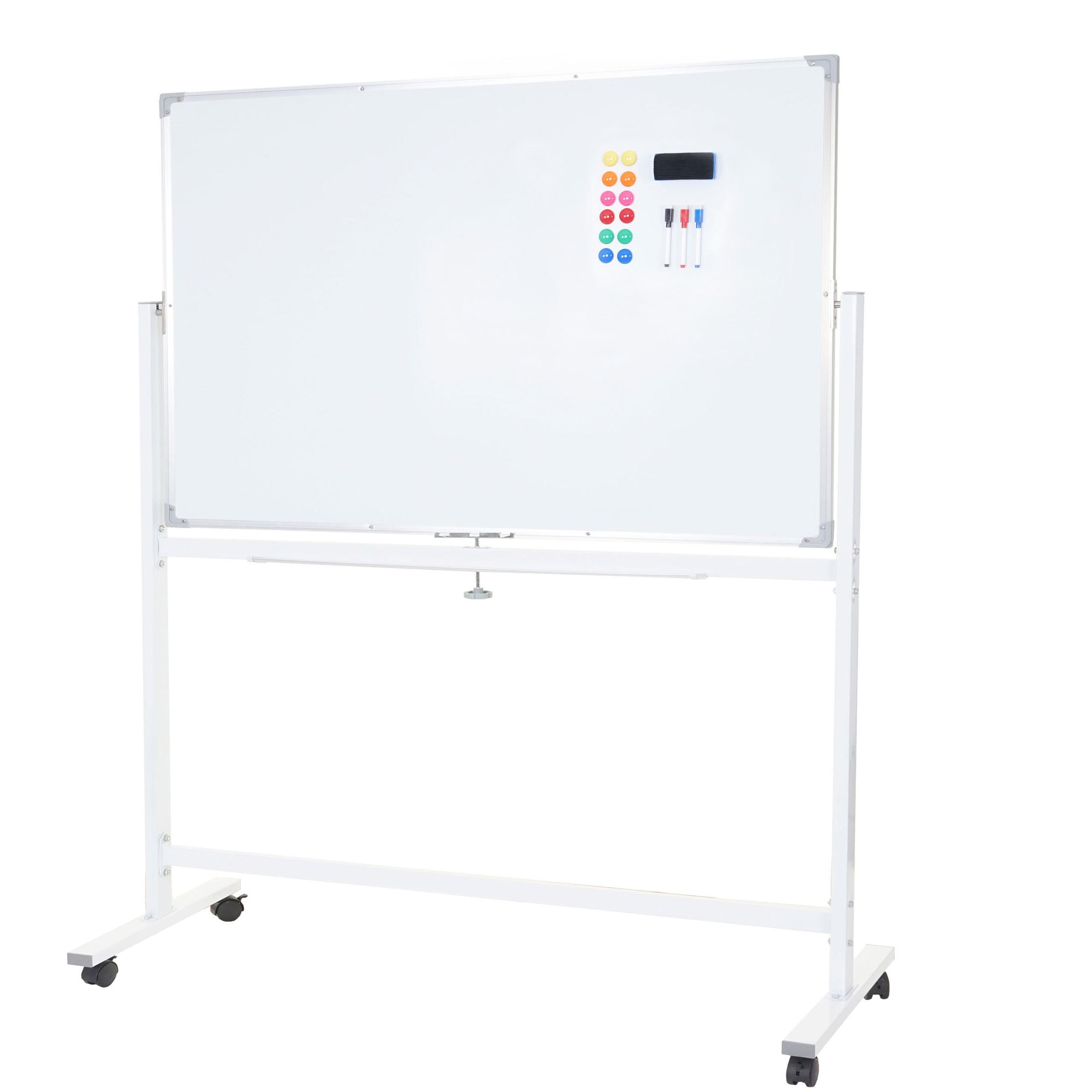 WHITEBOARD Weiß - Weiß, Metall (130/181/50cm) - MCW