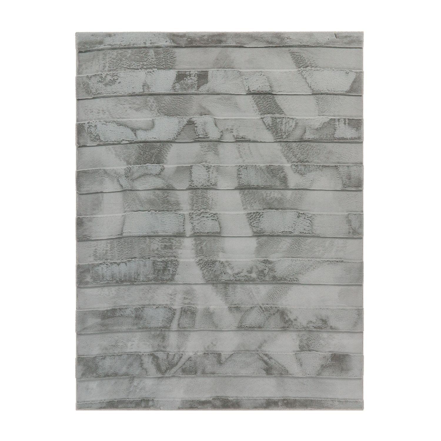 HOCHFLORTEPPICH Boho Grau 60 x 100 cm - Grau, Kunststoff (60/100cm) - TT Home
