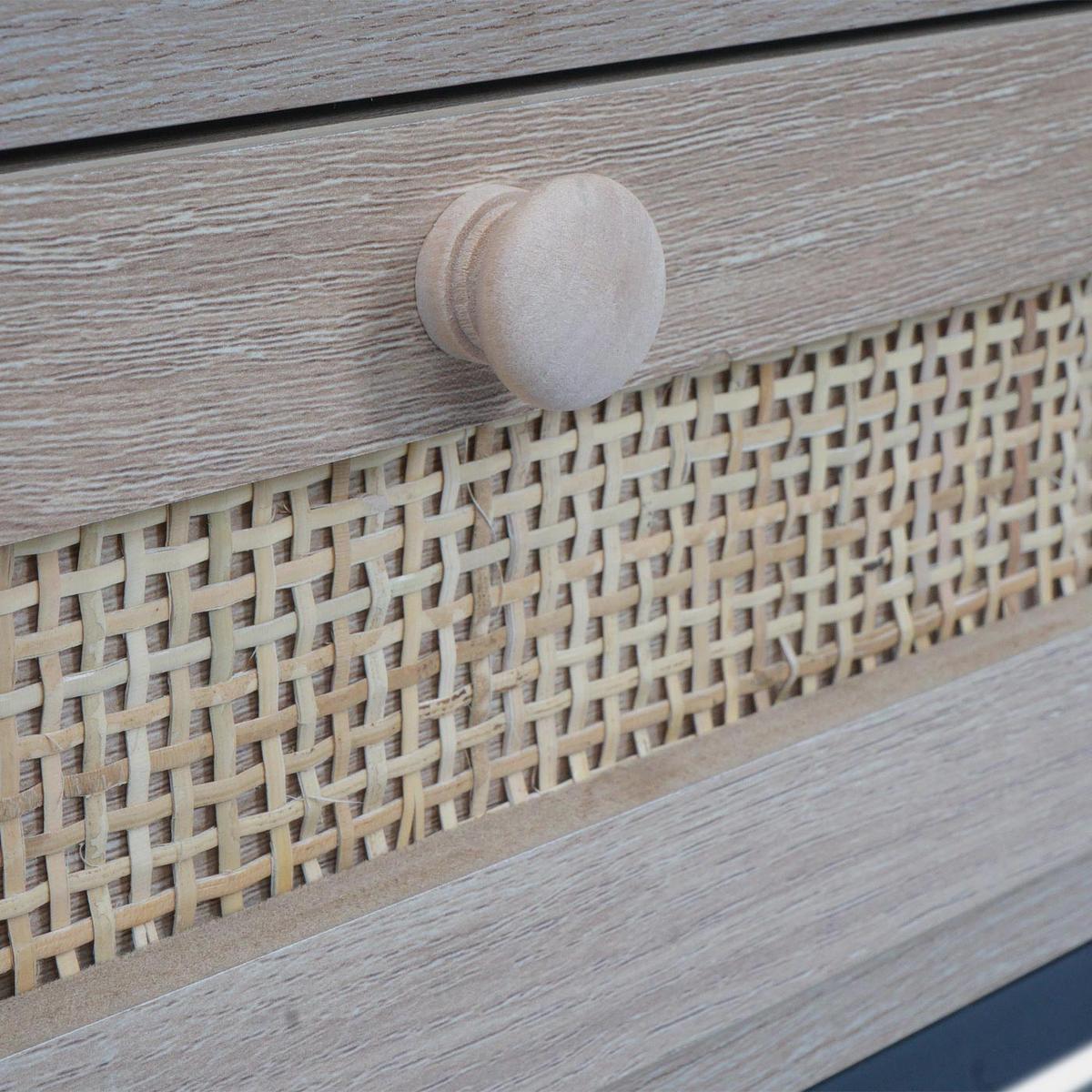 COUCHTISCH eckig Eiche Dekor - Eichefarben, Holz (51/107/45cm) - MCW