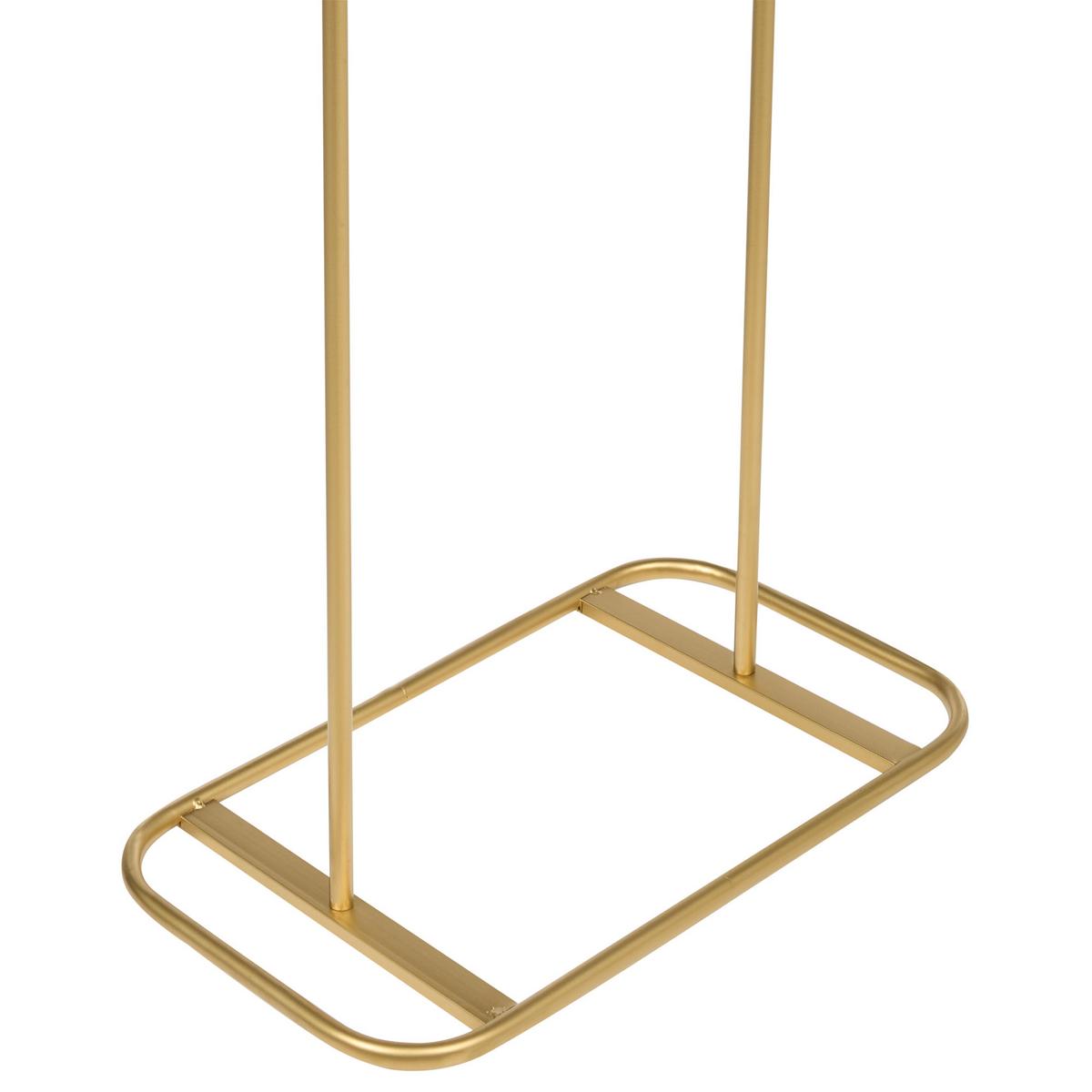 GARDEROBENSTÄNDER Gold Eureka - Goldfarben, Metall (48/171/30cm) - Beliani