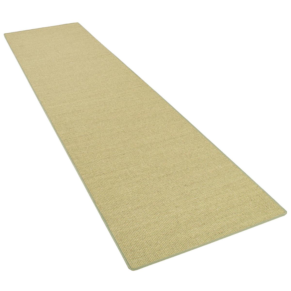 SISAL NATUR LÄUFER TEPPICH - Grün, Textil (80/400cm) - Snapstyle