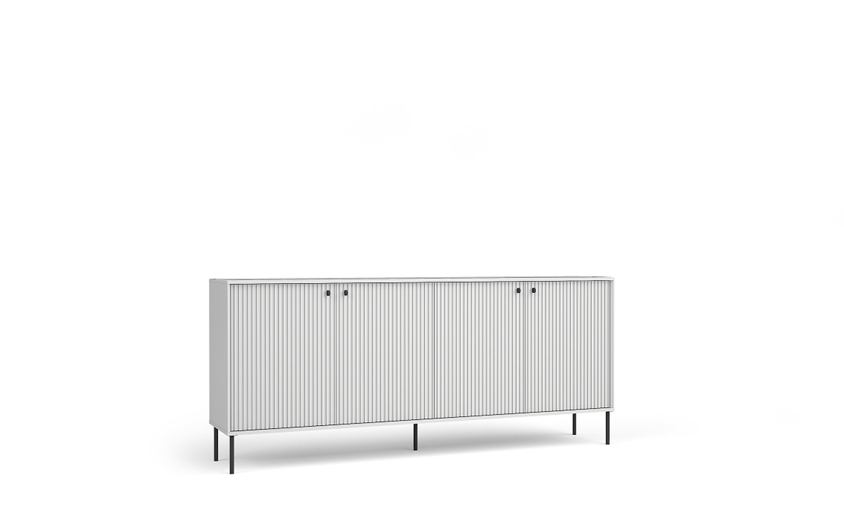 KOMMODE Grau 207/89/41 - Grau, Holzwerkstoff (207/89/41cm) - RAUMHIRSCH FURNITURE