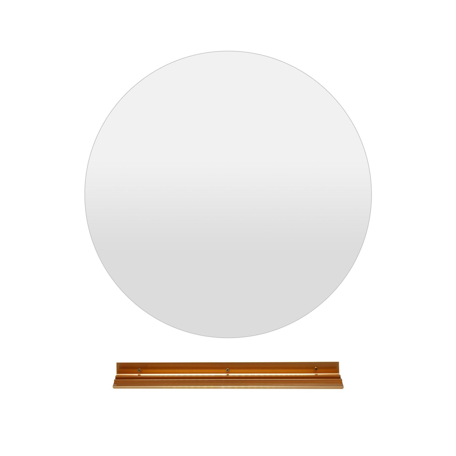 BADEZIMMERSPIEGEL Silber - Silberfarben, Glas (60/3/60cm) - COSTWAY