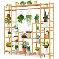 BLUMENSTÄNDER Natur - Naturfarben, Naturmaterialen (167/166/30cm) - COSTWAY
