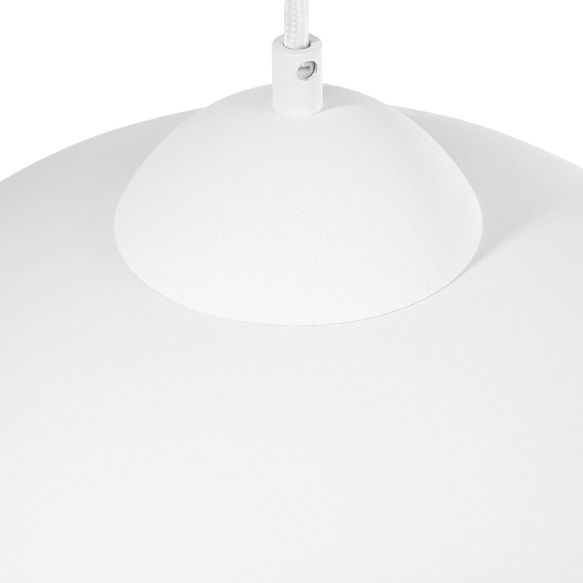 HÄNGELEUCHTE Cetina 40/40/129 cm - Weiß, Metall (40/40/129cm) - Beliani