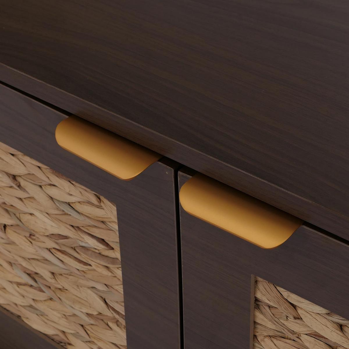 SITZBANK Walnuss Dekor - Walnussfarben, Holz (100/45/42cm) - MCW
