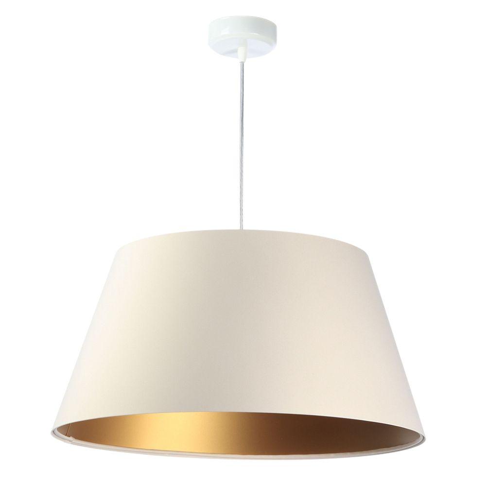 HÄNGELEUCHTE Gold 50/27 cm - Beige, Kunststoff (50/1.3/27cm) - ONZENO