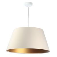 HÄNGELEUCHTE Gold 50/27 cm - Beige, Kunststoff (50/1.3/27cm) - ONZENO