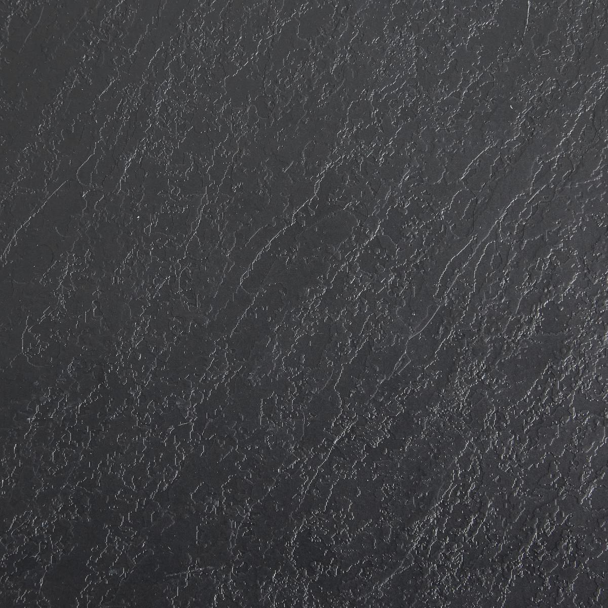DUSCHWANNE 80/120/3 cm Schwarz Azzurro - Schwarz, Kunststoff (120/3/80cm) - Beliani