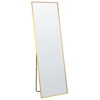 STEHSPIEGEL gold rechteckig 50/156 cm Beauvais - Goldfarben, Metall (7/156/50cm) - Beliani