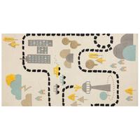 KURZFLOR-KINDERTEPPICH-SAZAK 150/80 cm - Multicolor, Textil (80/150cm) - Beliani