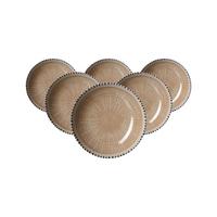 SUPPENTELLER Natura Creme ø 21 cm 6er Set - Creme, Keramik (21cm) - Ritzenhoff Breker