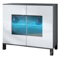KOMMODE Grömitz Weiß Hochglanz - Weiß Hochglanz, Holzwerkstoff (92.5/84.5/35cm) - Vladon