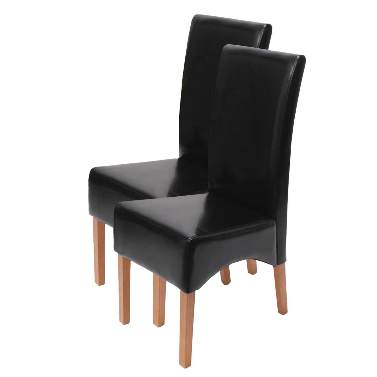 ESSZIMMERSTUHL Schwarz 2er-Set - Schwarz, Holz (44/102/54cm) - MCW