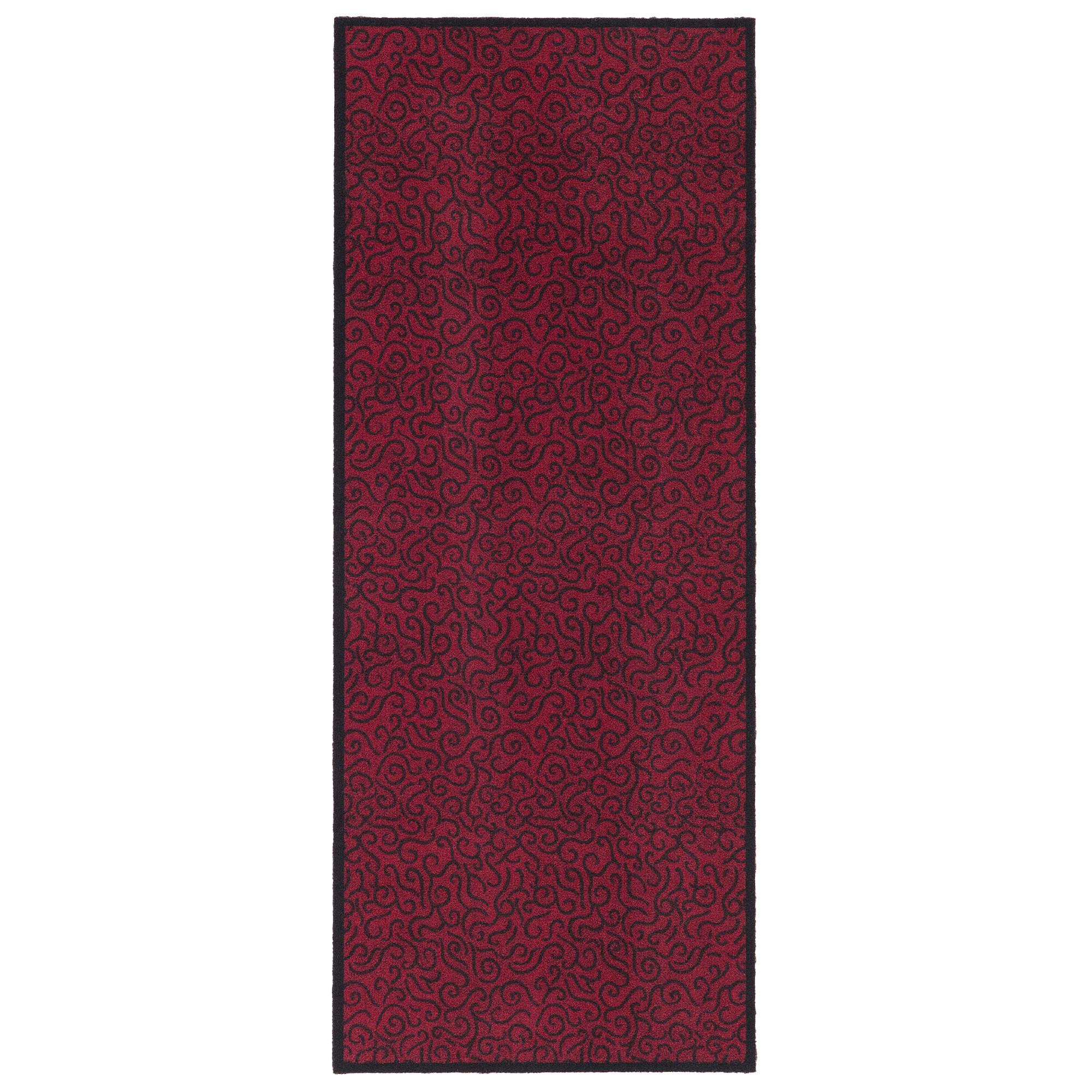 LÄUFER KÜCHENLÄUFER TEPPICH SUPERCLEAN - Rot, Textil (45/145cm) - Pergamon
