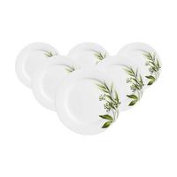 DESSERTTELLER Evora weiß-grün ø 19 cm 6er Set - Weiß/Grün, Keramik (19cm) - Ritzenhoff Breker
