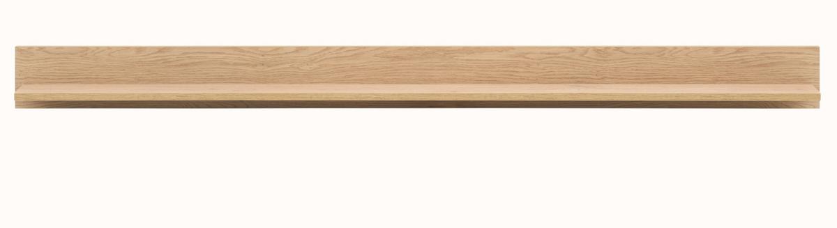 WANDBOARD Eiche, Wandregal 195 cm - Kaschmir/Eichefarben, Holzwerkstoff (195/15/17cm) - Furn.Design