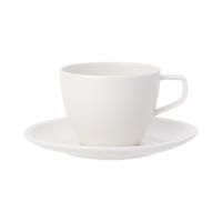 KAFFEETASSE MIT UNTERTASSE Artesano Original weiß 250 ml - Weiß, Keramik (16/10/16cm) - Villeroy & Boch