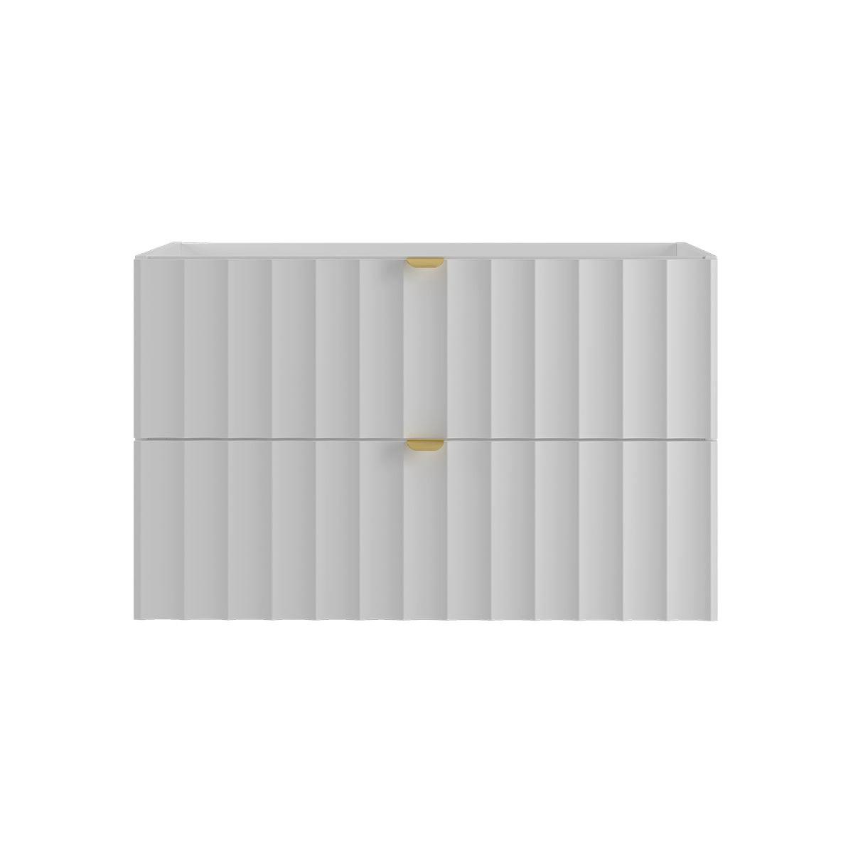 WASCHTISCHUNTERSCHRANK 80cm Lexa Weiß - Weiß, Holzwerkstoff (80/50/45.8cm) - Petits-meubles