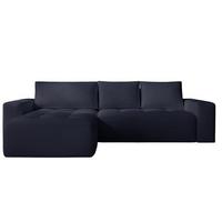 ECKSOFA Portland Schwarz Links - Schwarz, Holz/Kunststoff (165/250cm) - Graingold