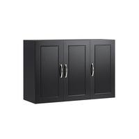 HÄNGESCHRANK Schwarz - Schwarz, Holzwerkstoff (90/60/30cm) - SoBuy