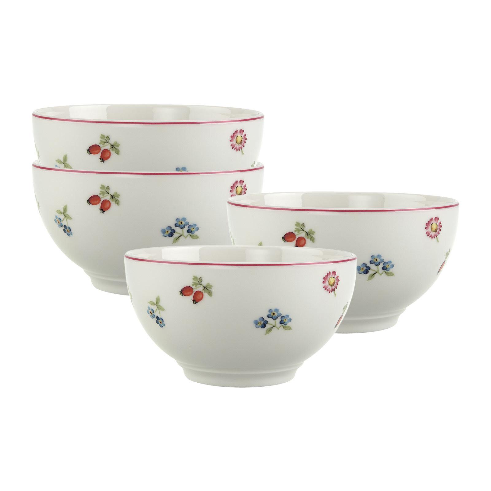 BOLS Petite Fleur weiß ø 14 cm 4er Set - Weiß, Keramik (14cm) - Villeroy & Boch
