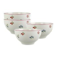 BOLS Petite Fleur weiß ø 14 cm 4er Set - Weiß, Keramik (14cm) - Villeroy & Boch