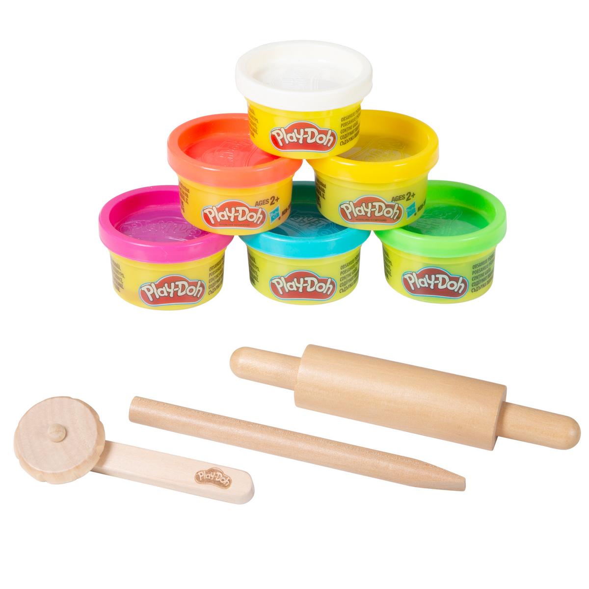 SPIELSET KNETE roba x Play-Doh Klein - Multicolor, Holz/Kunststoff (30/14.5/1cm) - Roba
