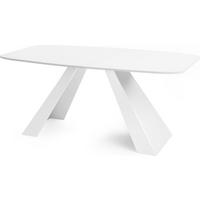 ESSTISCH Monte Weiß rechteckig ausziehbar, Weiß 160-200/80/76 cm - Weiß, Holzwerkstoff/Metall (80/198/76cm) - WFL GROUP