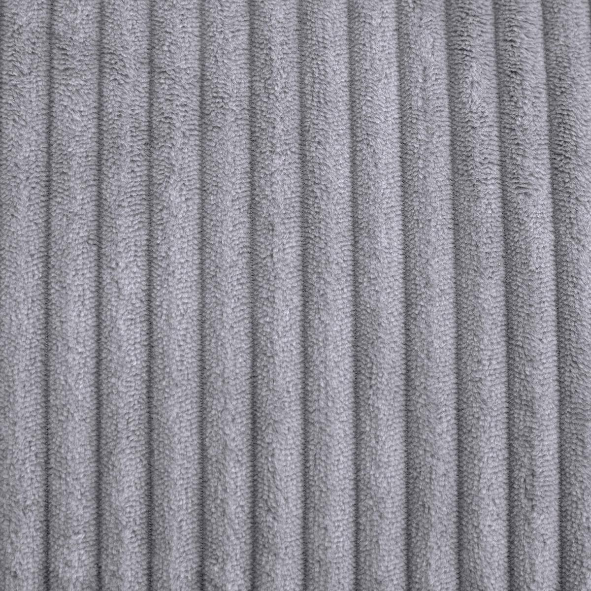 SITZSACK-SOFA 3-tlg. ZEN: Ecksessel, Sessel, Fußstütze - Grau, Textil (290/68/100cm) - icon