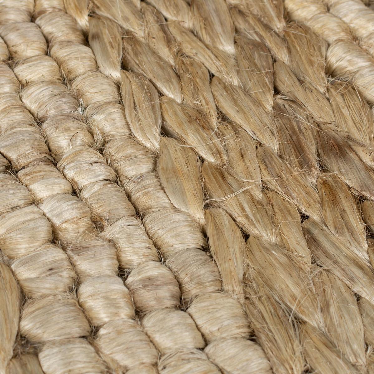 TEPPICH handgewebt CHASE, mit Struktur, aus Kenaf, Natur, 60 x 230 cm - Beige, Textil (230/60cm) - KADIMA DESIGN