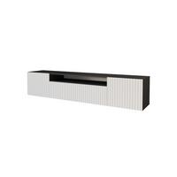 LOWBOARD KITO-W 200x40x41 cm - Schwarz / Weiß - Schwarz/Weiß, Holzwerkstoff (200/40/41cm) - ALTDECOR