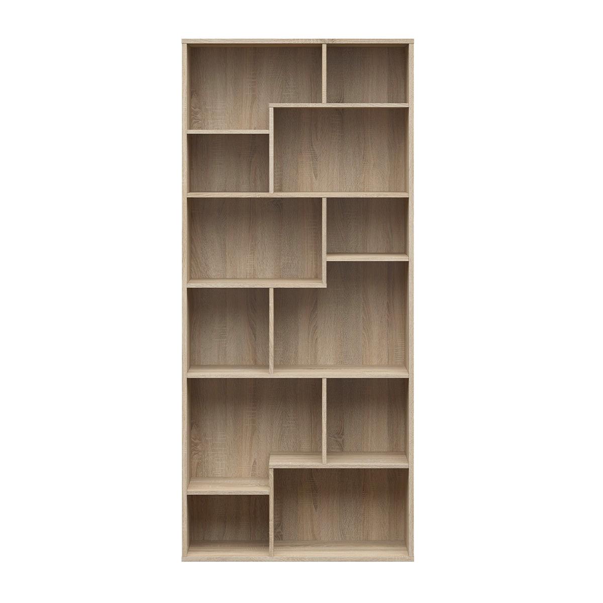 BÜCHERREGAL Edwin Holz - Hellbraun, Holzwerkstoff (87.5/197/33.5cm) - Petits-meubles