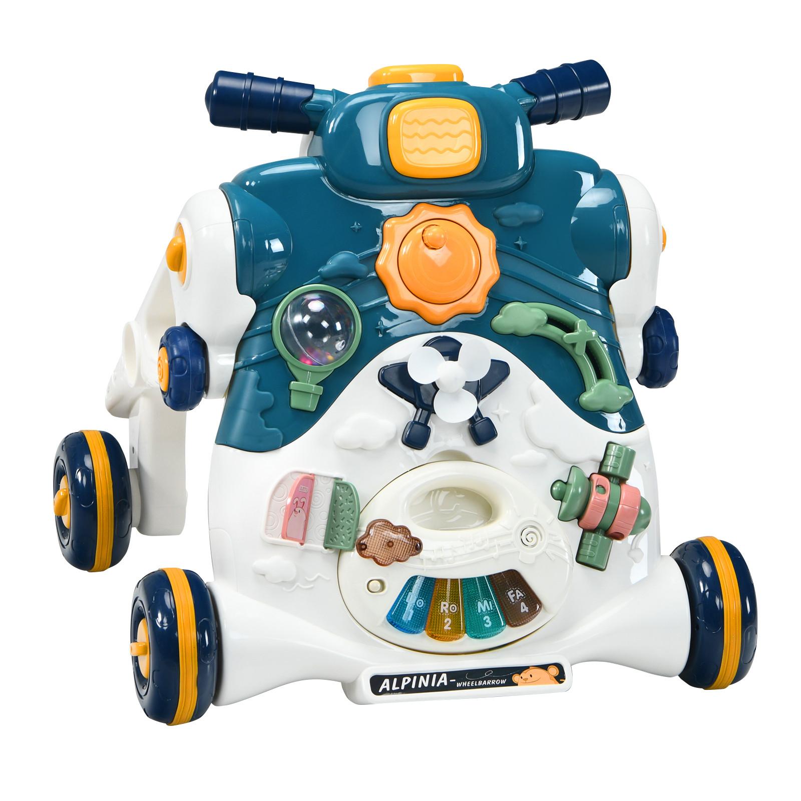 LAUFLERNWAGEN Blau - Blau, Kunststoff (56/46/46cm) - COSTWAY