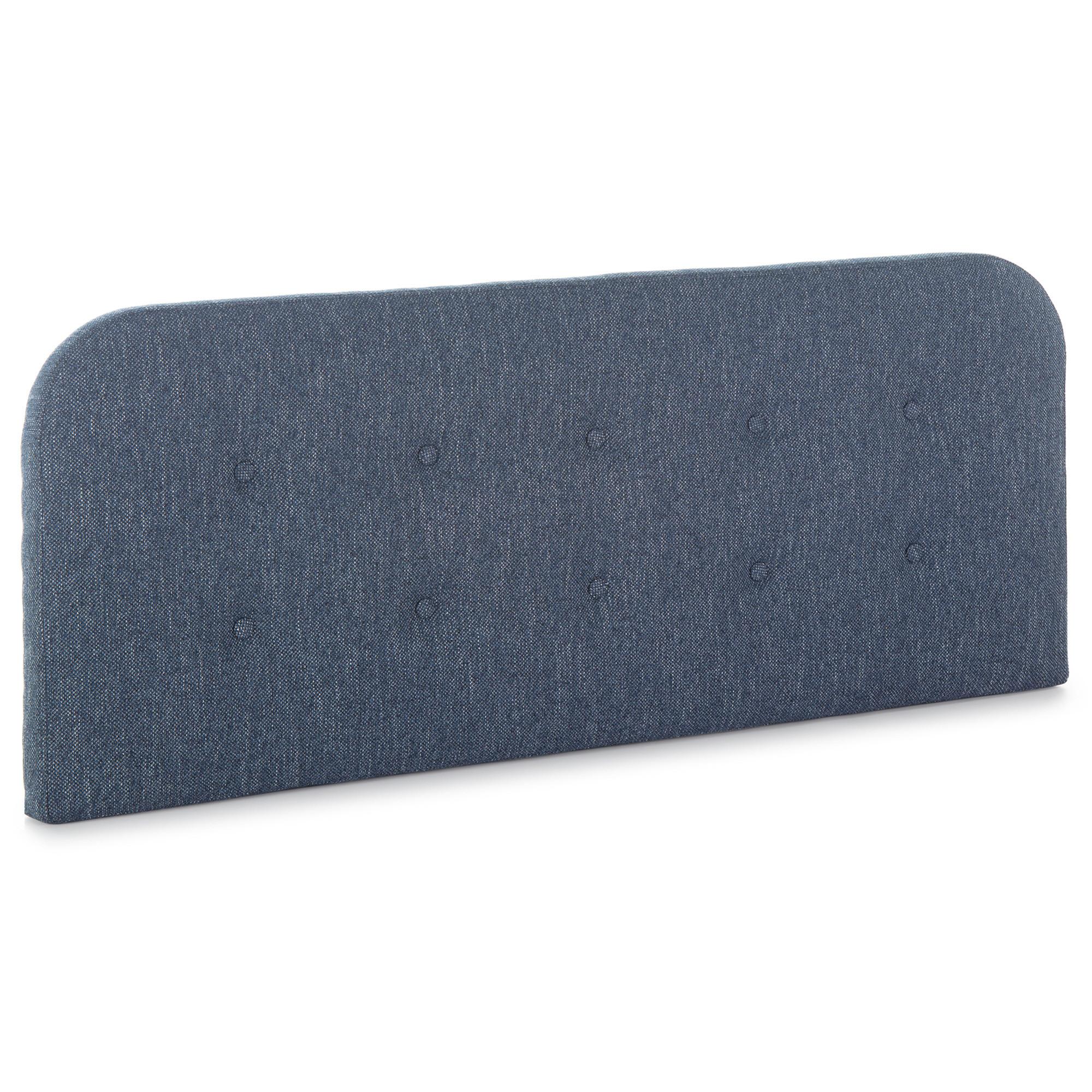 KOPFTEIL 160x60 cm Saona Blau - Blau, Textil (8/60/160cm) - VS Venta-stock