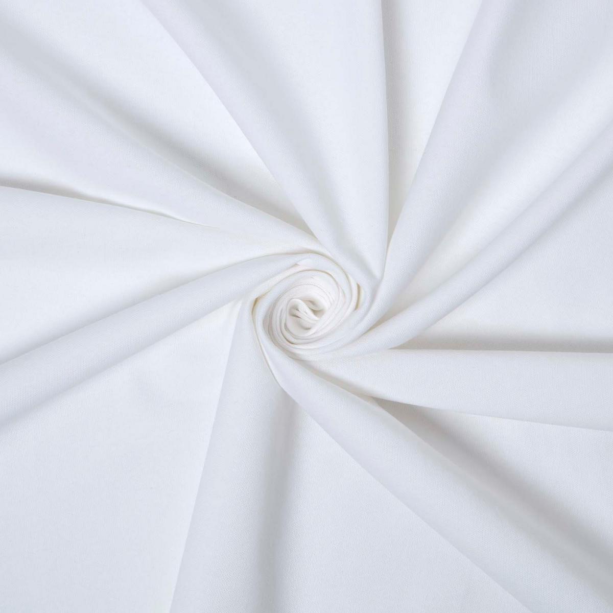 BAUMWOLLSTOFF Meterware weiß, 150 cm - Weiß, Textil (150/100cm) - Homescapes