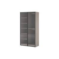 DREHTÜRENSCHRANK ATELIO 101/200/51 cm Modern Kleiderschrank 2-türig Kaschmir - Kaschmir, Holzwerkstoff (101/200/51cm) - MASSENO