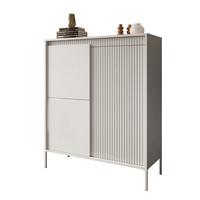 HIGHBOARD YASUMI 3D beige - Beige, Holzwerkstoff (103.5/123.4/39.5cm) - Lookway