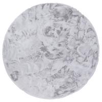 FELLTEPPICH LUXUS SUPER SOFT PLUSH RUND - Hellgrau, Textil (160/160cm) - Pergamon