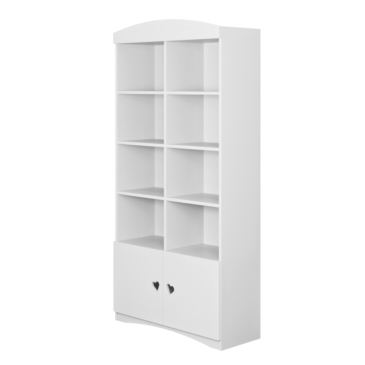 KINDERREGAL Julia Weiß 90\188\36 - Weiß, Holzwerkstoff (90/188/36cm) - RAUMHIRSCH FURNITURE