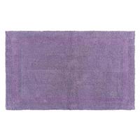 BADEMATTE 50/80 cm, 100% Baumwolle, wendbar - Flieder, Textil (50/80cm) - Homescapes