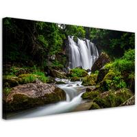 LEINWANDBILD Landschaften 80x40cm - Grün, Textil (80/40cm) - Feeby