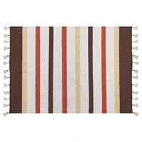 TEPPICH geflochten Hisarli 230/160 cm - Braun, Textil (160/230cm) - Beliani