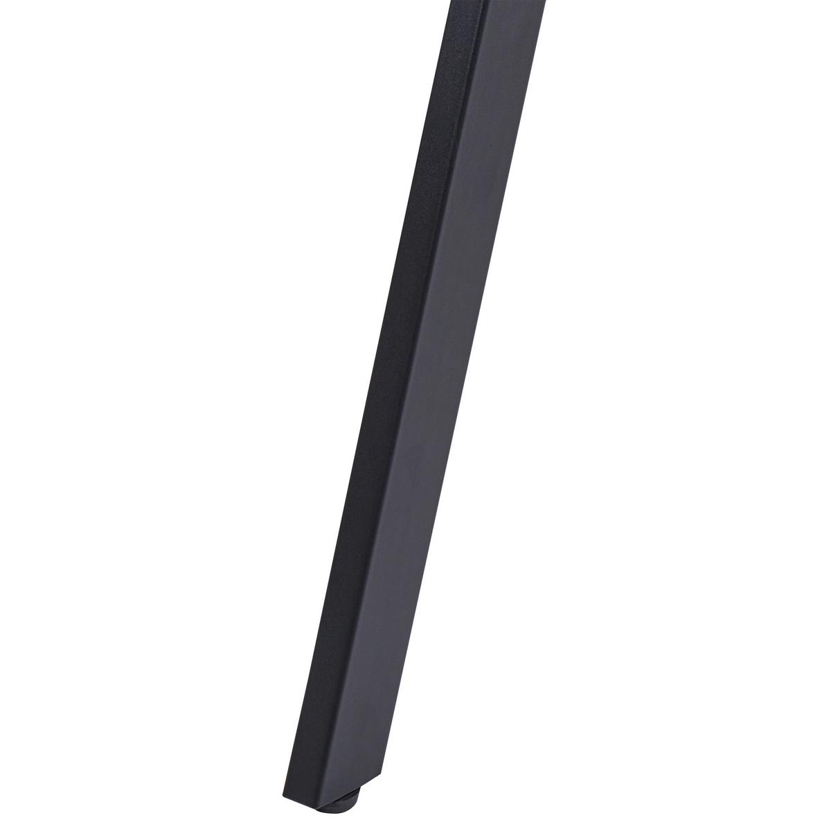 ESSTISCH heller Holzfarbton/schwarz 180/90 cm Alton - Hellbraun/Schwarz, Holzwerkstoff (180/90/76cm) - Beliani