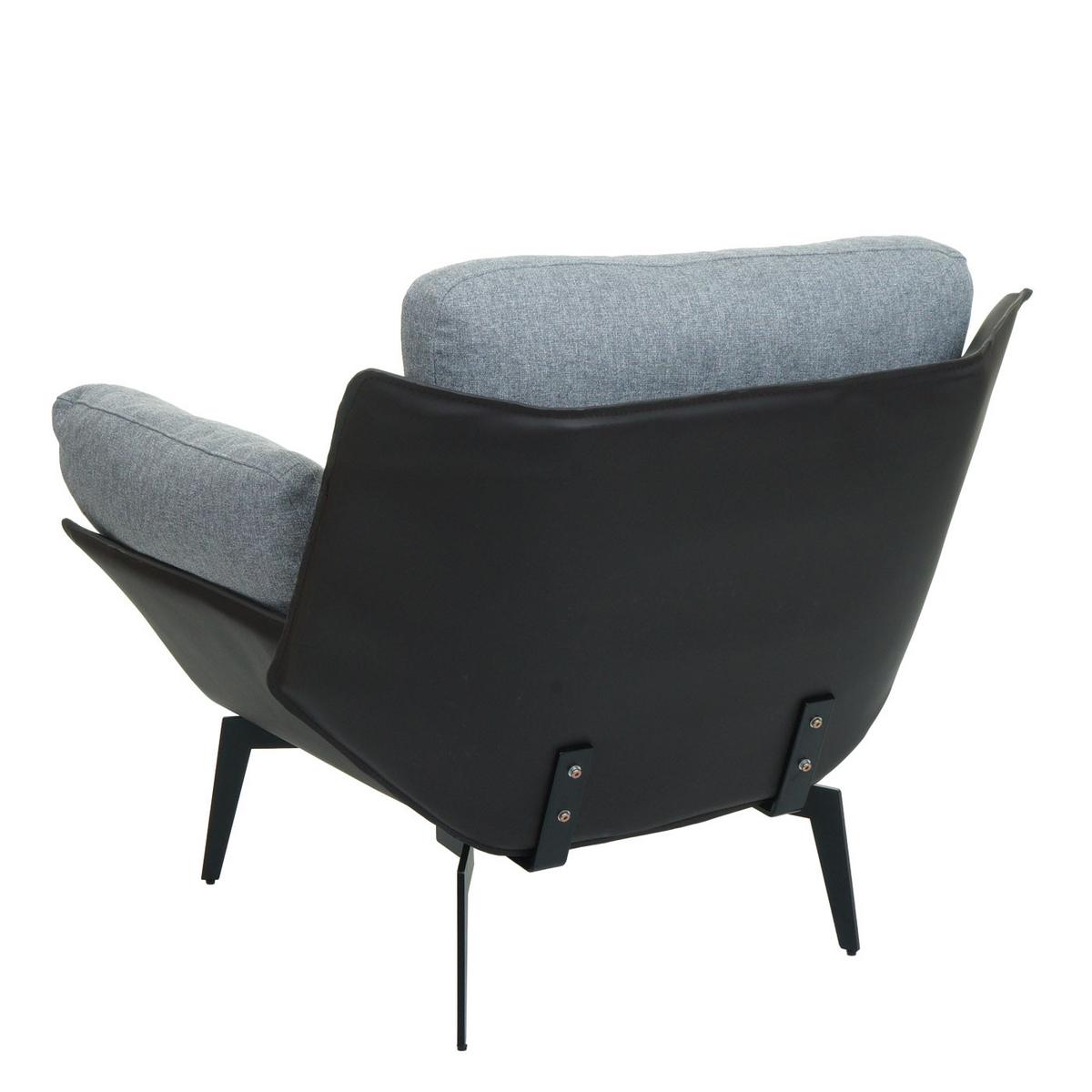 SESSEL Schwarz - Schwarz, Textil (86/81/86cm) - MCW
